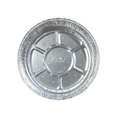 6'' Perforated Aluminum Foil Flan Cases